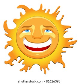 laughing kind sun