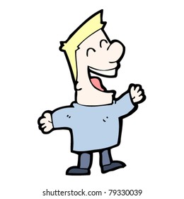 laughing man cartoon