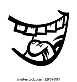 Laughing Mouth Vector Icon