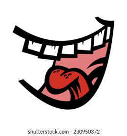 Laughing Mouth Vector Icon