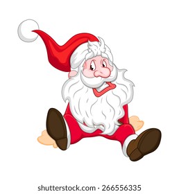 Laughing Old Santa Character