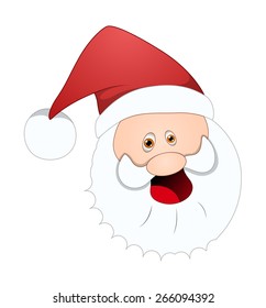 Laughing Santa Face