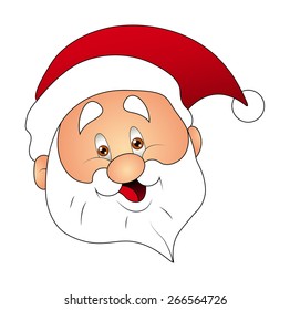 Laughing Santa Face