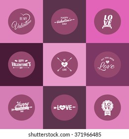 laughing valentines day hand artwork vector lettering design series color happy love pink new fresh sign smiling heart flag affection offset laughing letterhead pure handwriting mark tag script joyful