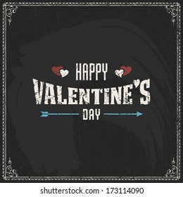 laughing valentine's day typographical vector vacation postcard chalkboard grunge background ideal for different operator design laughing romance classic team ritual group crowd party background scene