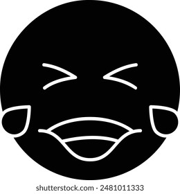 Laughter Icon - Symbolizing Joy, Humor, and Happiness in Everyday Life
