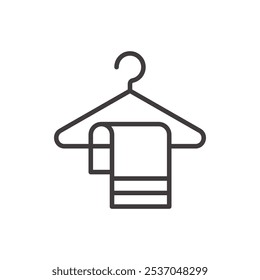 LAUNCDRY stroke icon in black
