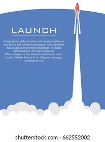 launch banner and template