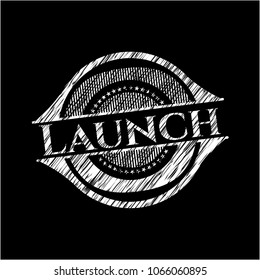 Launch chalkboard emblem