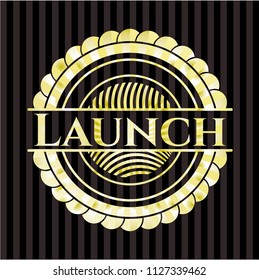Launch golden emblem