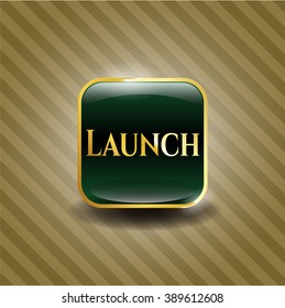 Launch golden emblem