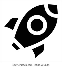 Launch Icon Element For Design