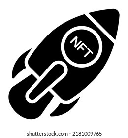 Launch icon, Non-fungible token, Digital technology.