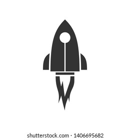 Launch Icon. Rocket Illustration As A Simple Vector Sign & Trendy Symbol for Design and Websites, Presentation or Application.