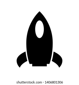 Launch Icon. Rocket Illustration As A Simple Vector Sign & Trendy Symbol for Design and Websites, Presentation or Application.