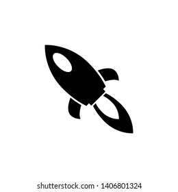 Launch Icon. Rocket Illustration As A Simple Vector Sign & Trendy Symbol for Design and Websites, Presentation or Application.