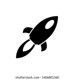 Launch Icon. Rocket Illustration As A Simple Vector Sign & Trendy Symbol for Design and Websites, Presentation or Application.