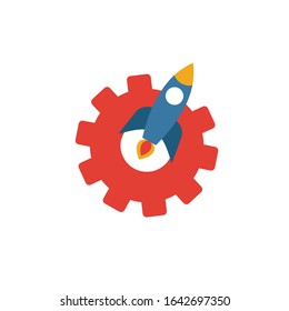 Launch icon. Simple element from startup icons collection. Creative Launch icon ui, ux, apps, software and infographics.