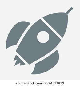 Launch icon symbolizing initiation, start, progress, and action in development.