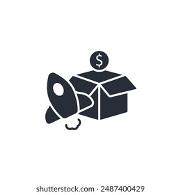 Launch icon. vector.Editable stroke.linear style sign for use web design,logo.Symbol illustration.