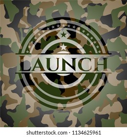 Launch on camo texture