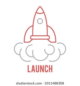 Launch outline icon