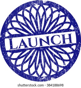 Launch rubber grunge texture seal