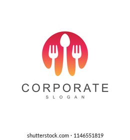 launch spoon and fork logo