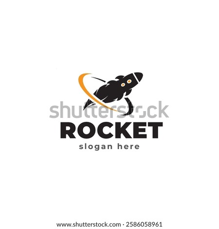 Launch Takeoff Rocket Jet Spaceship modern logo word mark logotype design