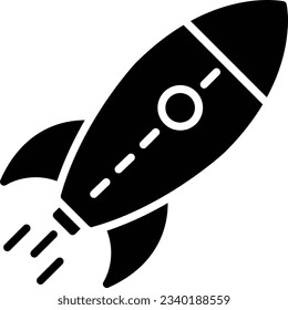 Launch Vector Icon Glyph Style