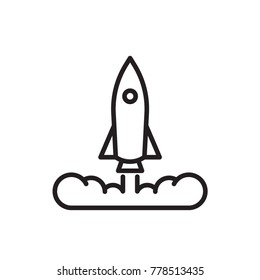 launched rocket icon