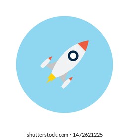 launcher glyph flat vector icon