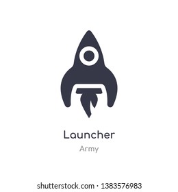 launcher icon. isolated launcher icon vector illustration from army collection. editable sing symbol can be use for web site and mobile app