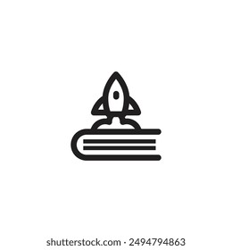 launcher manual icon vector design trendy