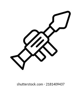 Launchers Icon. Line Art Style Design Isolated On White Background