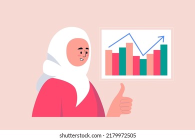 Launching a business project. Career path to success. Vector illustration in a flat style