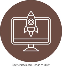Launching Icon Design For Personal And Commercial Use