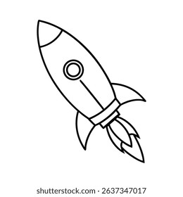  Launching Innovation A Simple Rocket Illustration