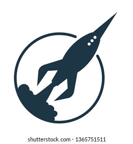 launching rocket spaceship