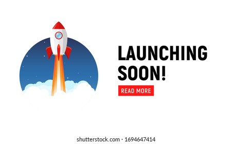 Launching soon marketing store template. Coming soon announcement flyer banner