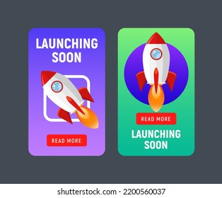 Launching soon marketing store template. Coming soon announcement flyer banner