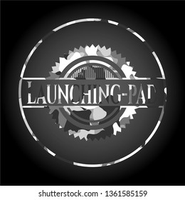 Launching-pad on grey camouflage pattern