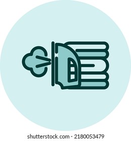 Laundery services, illustration, vector on a white background.