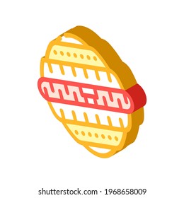 laundry ball isometric icon vector. laundry ball sign. isolated symbol illustration