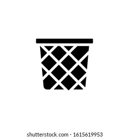 Laundry basket, bathroom icon. Simple bathroom icons for ui and ux, website or mobile application