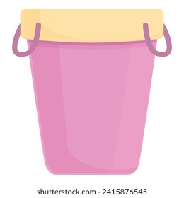 Laundry basket icon cartoon vector. Dry wash. Cleaning machine bleach