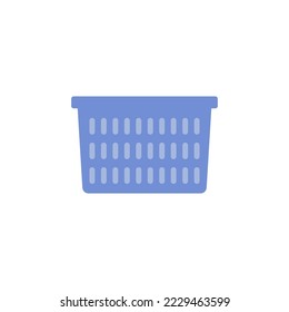 laundry Basket icon in color, isolated on white background 