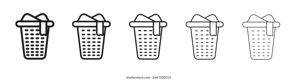 Laundry basket icon design, logo, app, UI. Vector illustration, EPS