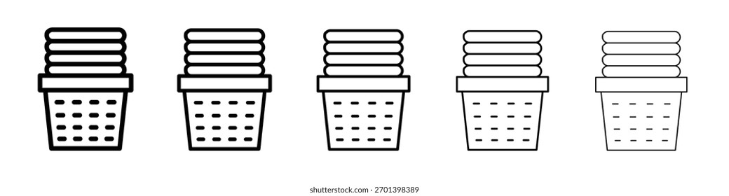 Laundry basket icon design, logo, app, UI. Vector illustration, EPS