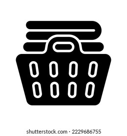 Laundry basket  icon. sign for mobile concept and web design. vector illustration